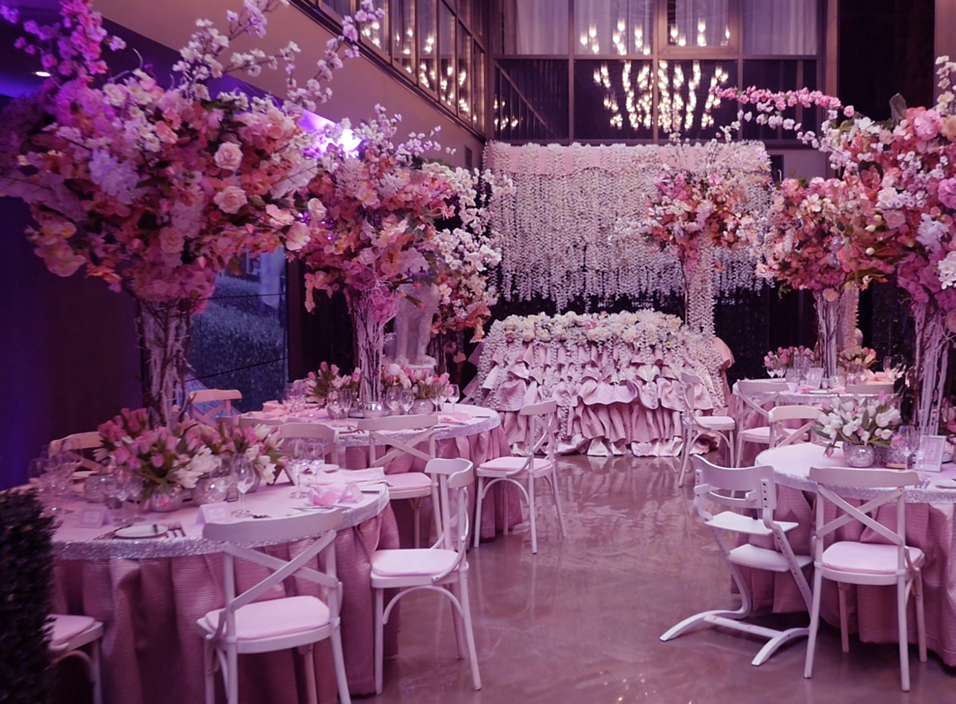 Pink weding enchanted forest 7sky